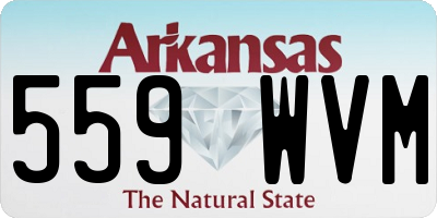 AR license plate 559WVM