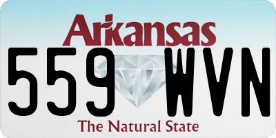 AR license plate 559WVN