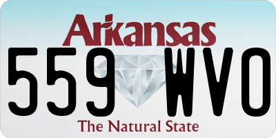 AR license plate 559WVO