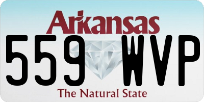 AR license plate 559WVP