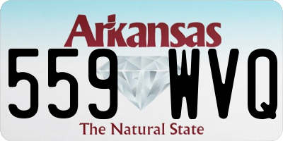 AR license plate 559WVQ