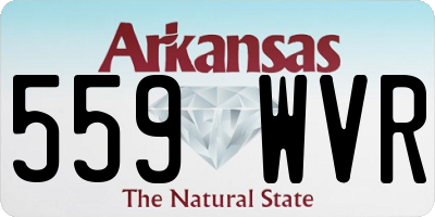 AR license plate 559WVR