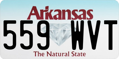 AR license plate 559WVT