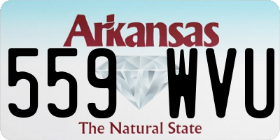 AR license plate 559WVU