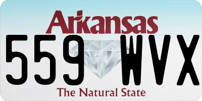 AR license plate 559WVX