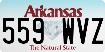 AR license plate 559WVZ