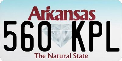 AR license plate 560KPL