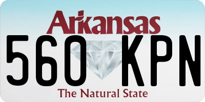 AR license plate 560KPN