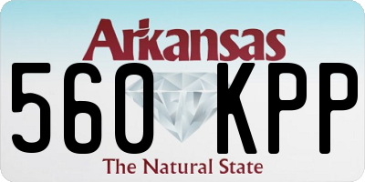 AR license plate 560KPP