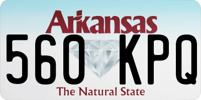 AR license plate 560KPQ