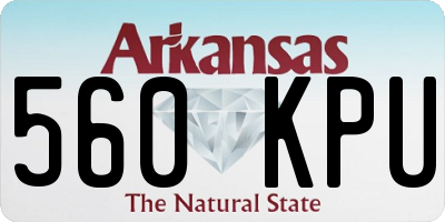 AR license plate 560KPU