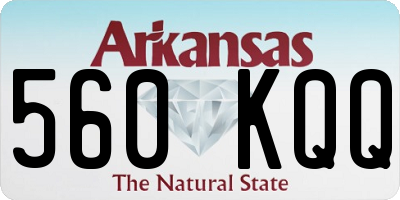 AR license plate 560KQQ