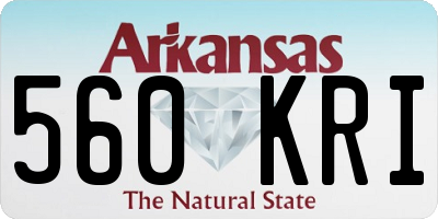 AR license plate 560KRI