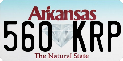AR license plate 560KRP