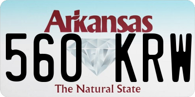 AR license plate 560KRW