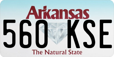 AR license plate 560KSE