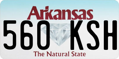 AR license plate 560KSH