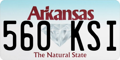 AR license plate 560KSI