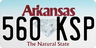 AR license plate 560KSP