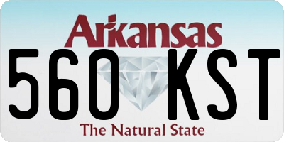 AR license plate 560KST