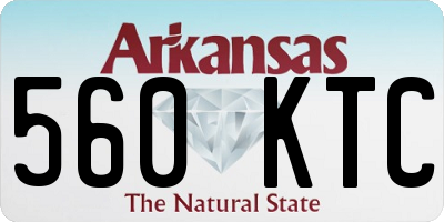 AR license plate 560KTC