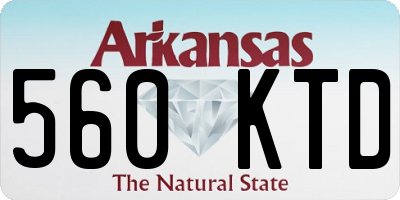 AR license plate 560KTD