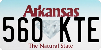 AR license plate 560KTE