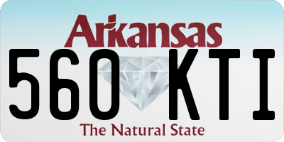 AR license plate 560KTI