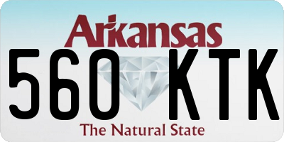 AR license plate 560KTK