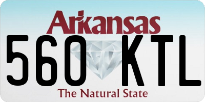AR license plate 560KTL