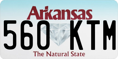 AR license plate 560KTM