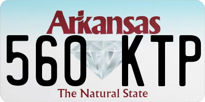 AR license plate 560KTP