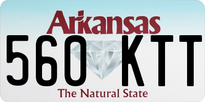 AR license plate 560KTT