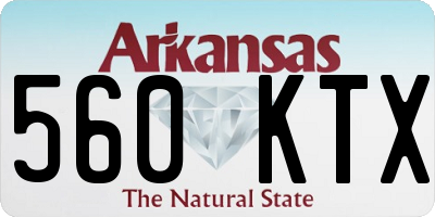 AR license plate 560KTX