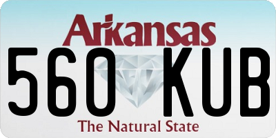 AR license plate 560KUB