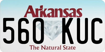 AR license plate 560KUC