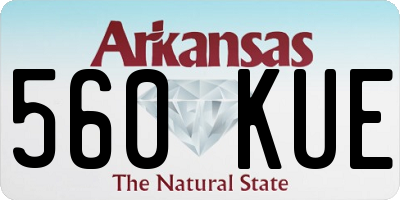 AR license plate 560KUE