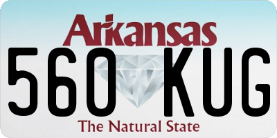 AR license plate 560KUG
