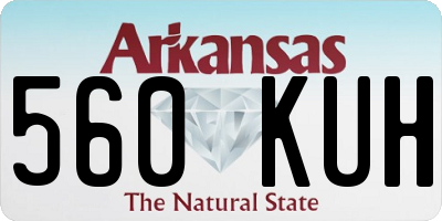 AR license plate 560KUH