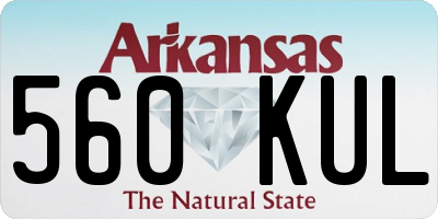 AR license plate 560KUL