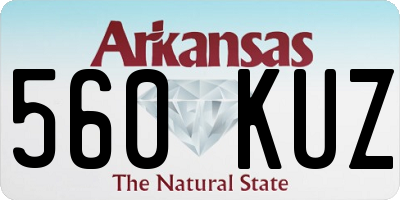AR license plate 560KUZ