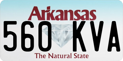 AR license plate 560KVA