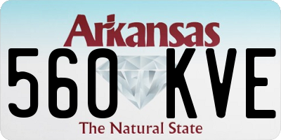 AR license plate 560KVE