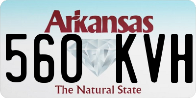 AR license plate 560KVH