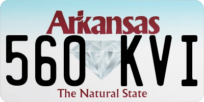 AR license plate 560KVI