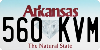 AR license plate 560KVM