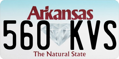 AR license plate 560KVS