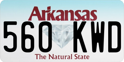 AR license plate 560KWD