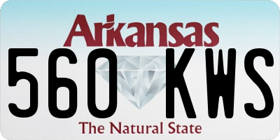 AR license plate 560KWS