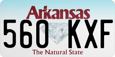 AR license plate 560KXF